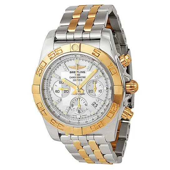 Rings Original Breitling Chronomat 44 Mother of Pearl Diamond TwoTone Mens Watch CB011012A698TT JMS always Rings Original Breitling Chronomat 44 Mother of Pearl Diamond TwoTone Mens Watch CB011012A698TT JMS always
