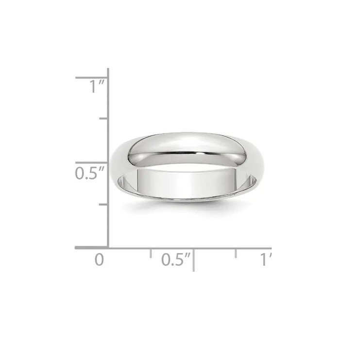 Rings Solid 14K Yellow Gold White Gold 5mm HalfRound MensWomens Wedding Band Ring Size 4 Goldia Rings Solid 14K Yellow Gold White Gold 5mm HalfRound MensWomens Wedding Band Ring Size 4 Goldia