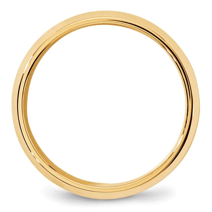 Rings Solid 18K Yellow Gold 7mm Bevel Edge Comfort Fit MensWomens Wedding Band Ring Size 65 Goldia Rings Solid 18K Yellow Gold 7mm Bevel Edge Comfort Fit MensWomens Wedding Band Ring Size 65 Goldia