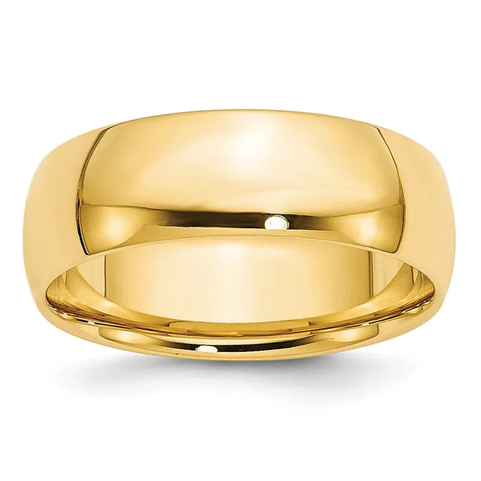 Rings Solid 18K Yellow Gold 7mm Light Weight Comfort Fit MensWomens Wedding Band Ring Size 95 Goldia Rings Solid 18K Yellow Gold 7mm Light Weight Comfort Fit MensWomens Wedding Band Ring Size 95 Goldia