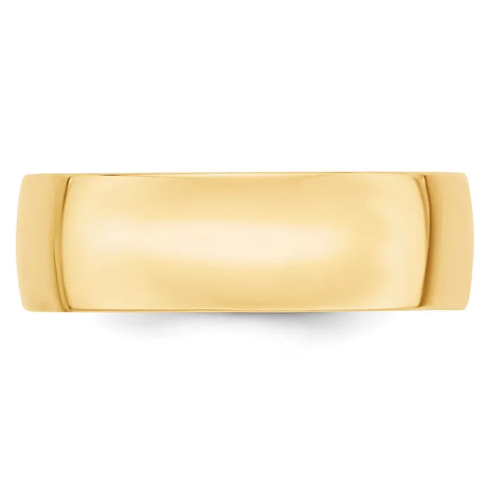 Rings Solid 18K Yellow Gold 7mm Light Weight Comfort Fit MensWomens Wedding Band Ring Size 95 Goldia Rings Solid 18K Yellow Gold 7mm Light Weight Comfort Fit MensWomens Wedding Band Ring Size 95 Goldia