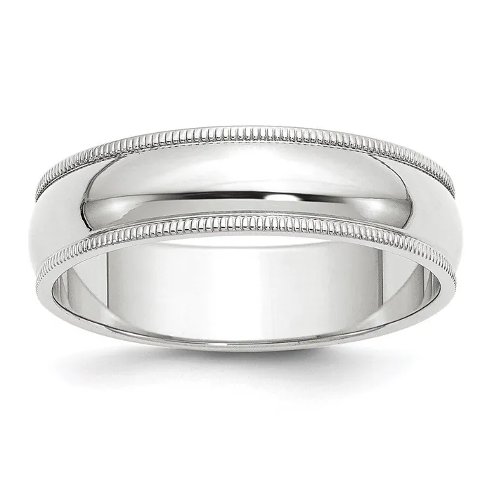 Rings Solid 18K Yellow Gold White Gold 6mm Milgrain MensWomens Wedding Band Ring Size 8 Goldia Rings Solid 18K Yellow Gold White Gold 6mm Milgrain MensWomens Wedding Band Ring Size 8 Goldia