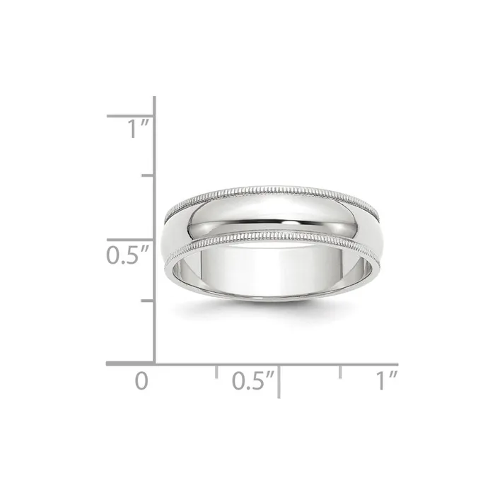 Rings Solid 18K Yellow Gold White Gold 6mm Milgrain MensWomens Wedding Band Ring Size 8 Goldia Rings Solid 18K Yellow Gold White Gold 6mm Milgrain MensWomens Wedding Band Ring Size 8 Goldia