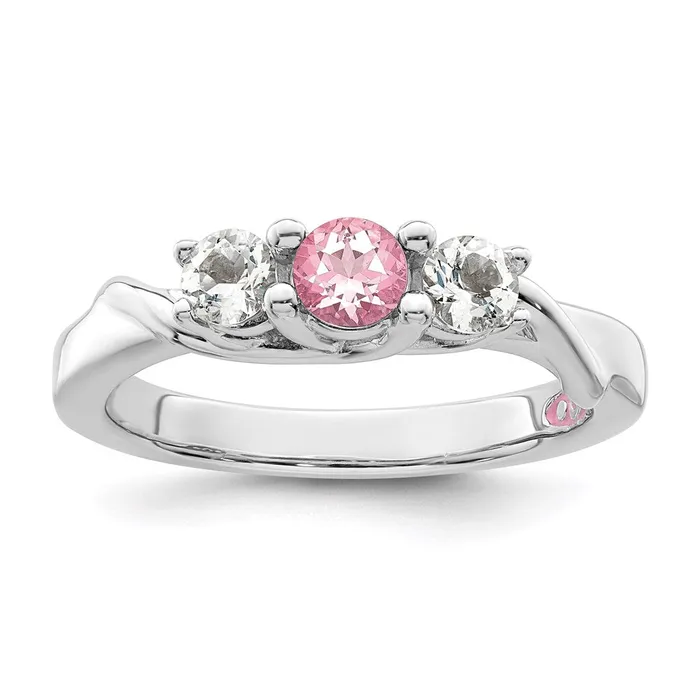 Rings Survivor Collection Sterling Silver Rhodiumplated White and Pink Swarovski Topaz Joanna Ring Goldia Rings Survivor Collection Sterling Silver Rhodiumplated White and Pink Swarovski Topaz Joanna Ring Goldia