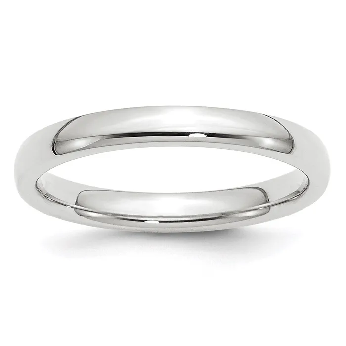 Solid 10K White Gold 3mm Standard Comfort Fit MensWomens Wedding Band Ring Size 125 Goldia Rings Solid 10K White Gold 3mm Standard Comfort Fit MensWomens Wedding Band Ring Size 125 Goldia Rings