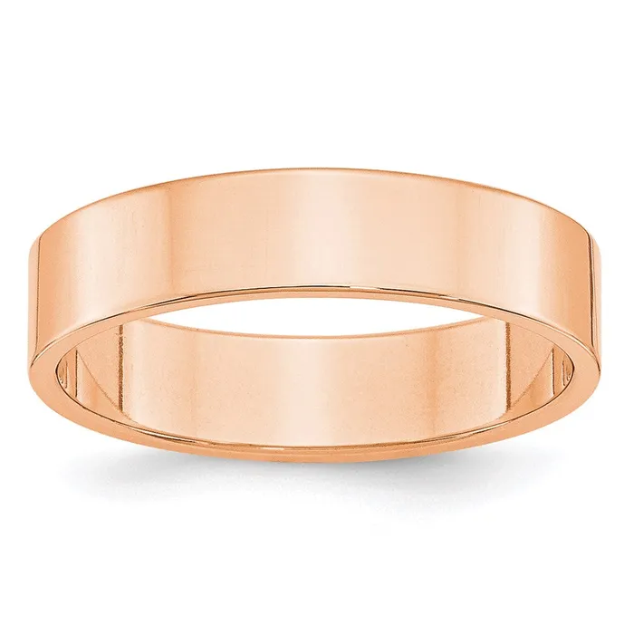 Solid 10K Yellow Gold Rose Gold 5mm Light Weight Flat MensWomens Wedding Band Ring Size 11 Goldia Rings Solid 10K Yellow Gold Rose Gold 5mm Light Weight Flat MensWomens Wedding Band Ring Size 11 Goldia Rings
