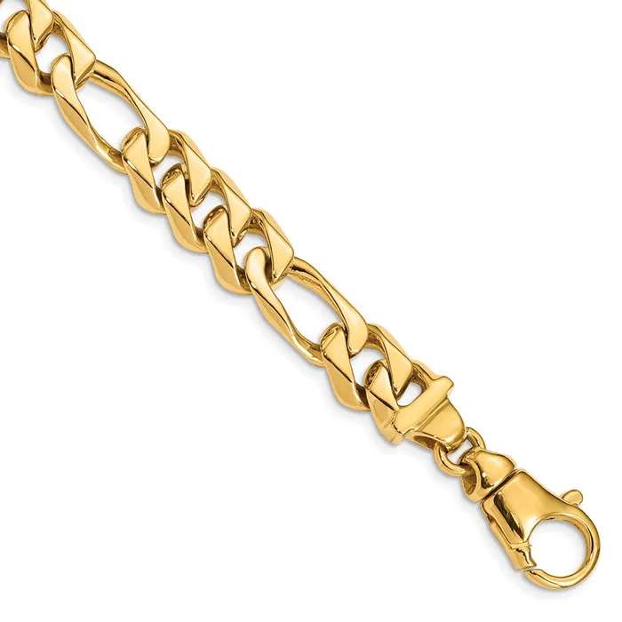 Solid 14K Yellow Gold 20 inch 109mm Hand Polished Fancy Link with Fancy Lobster Clasp Chain Necklace MDS Necklaces Solid 14K Yellow Gold 20 inch 109mm Hand Polished Fancy Link with Fancy Lobster Clasp Chain Necklace MDS Necklaces