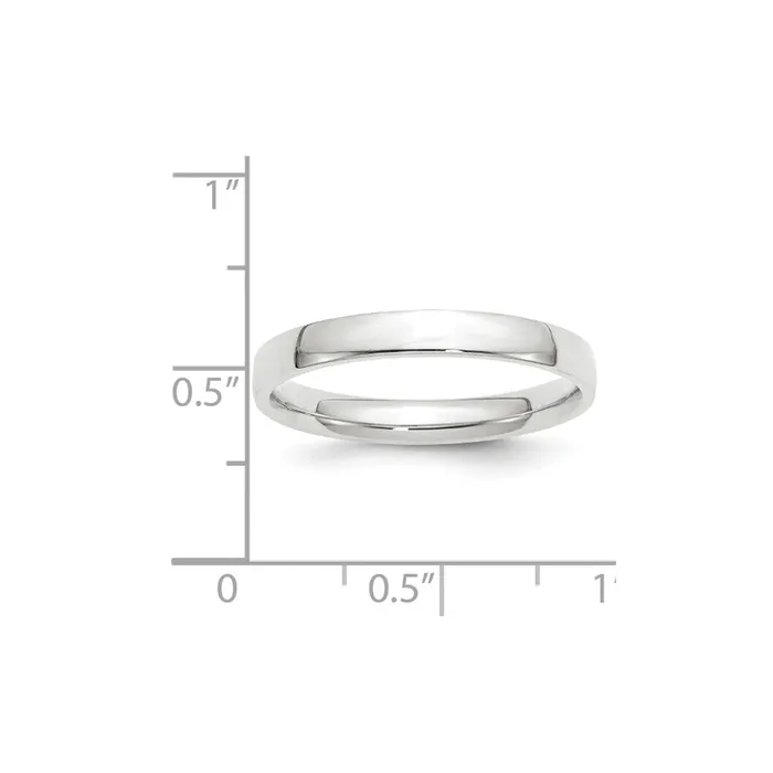 Solid 18K White Gold 3mm Light Weight Comfort Fit MensWomens Wedding Band Ring Size 45 Goldia Rings Solid 18K White Gold 3mm Light Weight Comfort Fit MensWomens Wedding Band Ring Size 45 Goldia Rings