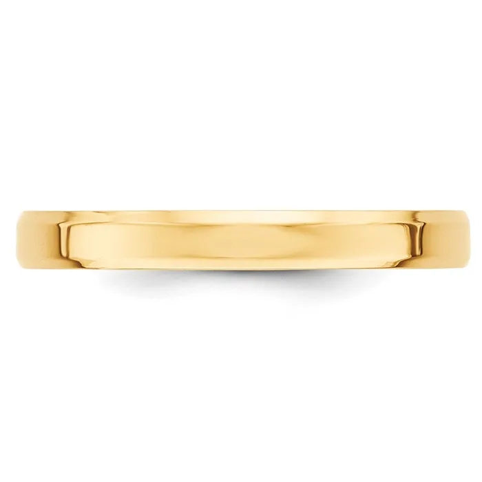 Solid 18K Yellow Gold 3mm Bevel Edge Comfort Fit MensWomens Wedding Band Ring Size 115 Goldia Rings Solid 18K Yellow Gold 3mm Bevel Edge Comfort Fit MensWomens Wedding Band Ring Size 115 Goldia Rings