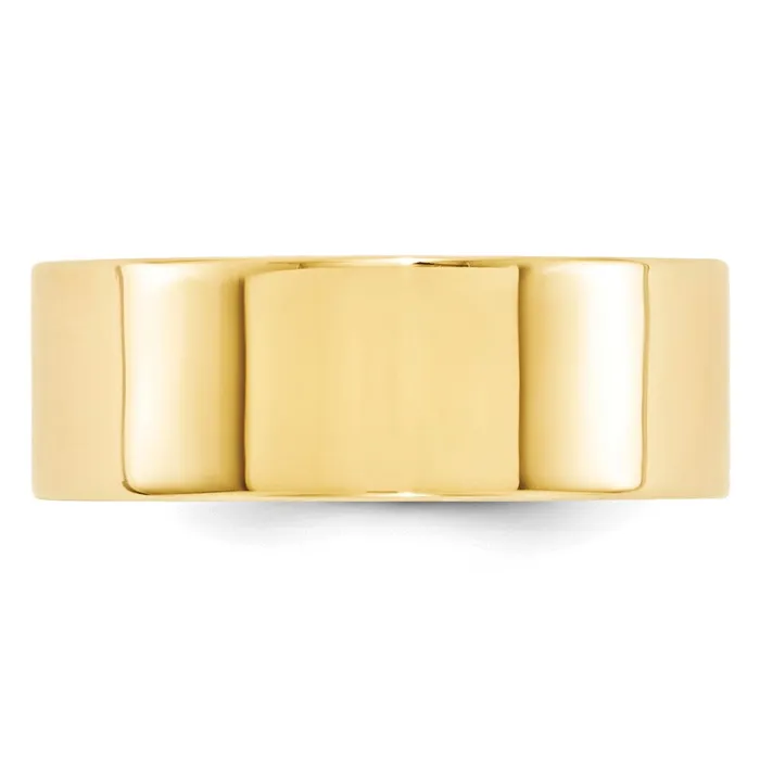 Solid 18K Yellow Gold 8mm Standard Flat Comfort Fit MensWomens Wedding Band Ring Size 10 Goldia Rings Solid 18K Yellow Gold 8mm Standard Flat Comfort Fit MensWomens Wedding Band Ring Size 10 Goldia Rings