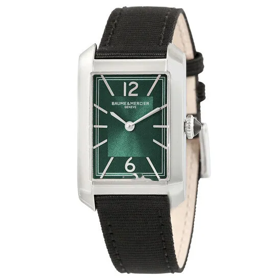 Watches JMS always Original Baume et Mercier Hampton Quartz Green Dial Ladies Watch M0A10630 Watches JMS always Original Baume et Mercier Hampton Quartz Green Dial Ladies Watch M0A10630