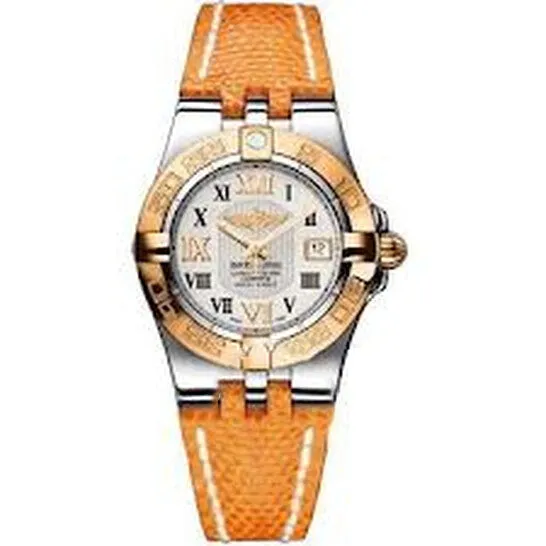 Watches JMS always Original Breitling Galactic 30 Mother of Pearl Dial Orange Lizard Leather Ladies Watch C71340L2G672ORLD Watches JMS always Original Breitling Galactic 30 Mother of Pearl Dial Orange Lizard Leather Ladies Watch C71340L2G672ORLD