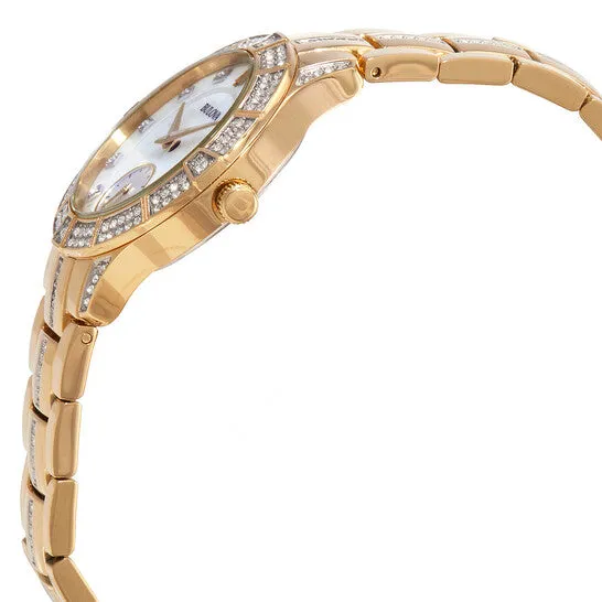 Watches JMS always Original Bulova Quartz Diamond Crystal Mother of Pearl Dial Ladies Watch 98L283 Watches JMS always Original Bulova Quartz Diamond Crystal Mother of Pearl Dial Ladies Watch 98L283