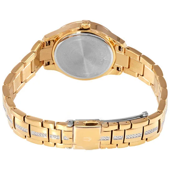 Watches JMS always Original Bulova Quartz Diamond Crystal Mother of Pearl Dial Ladies Watch 98L283 Watches JMS always Original Bulova Quartz Diamond Crystal Mother of Pearl Dial Ladies Watch 98L283