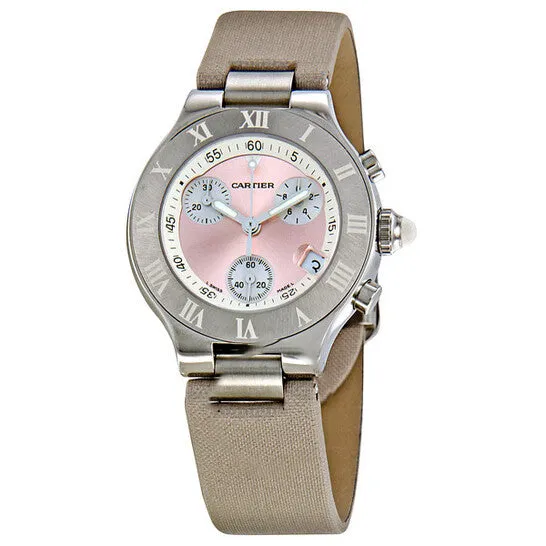 Watches JMS always Original Cartier Chronoscaph Chronograph Silver Dial Ladies Watch W1020012 Watches JMS always Original Cartier Chronoscaph Chronograph Silver Dial Ladies Watch W1020012