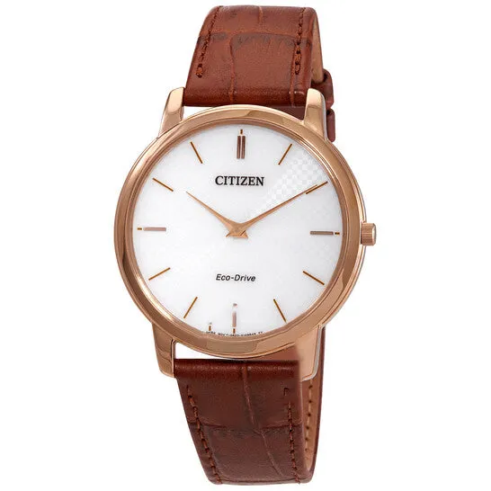 Watches JMS always Original Citizen White Dial Brown Leather Mens Watch AR113315A Watches JMS always Original Citizen White Dial Brown Leather Mens Watch AR113315A