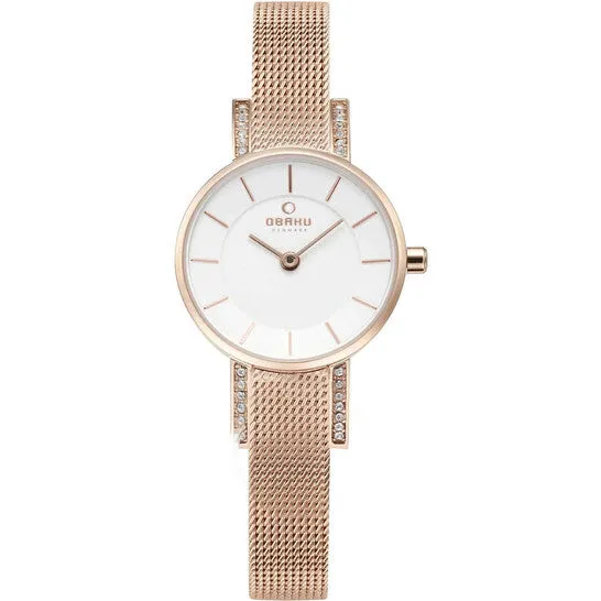 Watches JMS always Original Obaku Lykke Quartz White Dial Ladies Watch V207LEVIMV Watches JMS always Original Obaku Lykke Quartz White Dial Ladies Watch V207LEVIMV