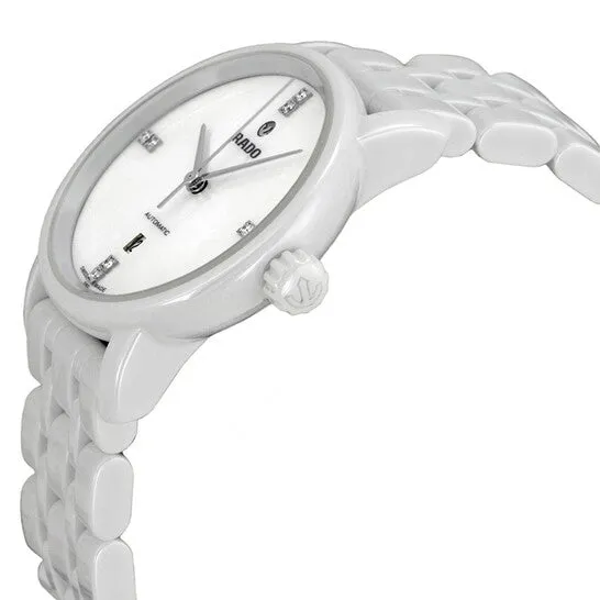 Watches JMS always Original Rado Diamaster Automatic Mother of Pearl Dial White Ceramic Ladies Watch R14044907 Watches JMS always Original Rado Diamaster Automatic Mother of Pearl Dial White Ceramic Ladies Watch R14044907
