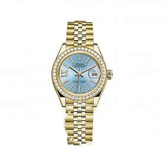 Watches JMS always Original Rolex LadyDatejust Blue Cornflower Diamond Dial 18 Carat Yellow Gold Jubilee Watch 279138BLSRDJ Watches JMS always Original Rolex LadyDatejust Blue Cornflower Diamond Dial 18 Carat Yellow Gold Jubilee Watch 279138BLSRDJ