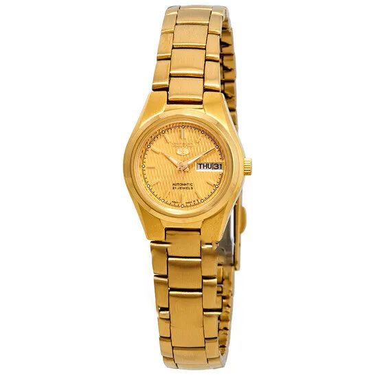 Watches JMS always Original Seiko Series 5 Automatic Gold Dial Ladies Watch SYMC18 Watches JMS always Original Seiko Series 5 Automatic Gold Dial Ladies Watch SYMC18