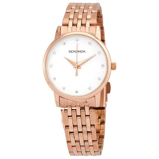 Watches JMS always Original Sekonda Quartz Crystal Pale Pink Dial Ladies Watch 243528 Watches JMS always Original Sekonda Quartz Crystal Pale Pink Dial Ladies Watch 243528