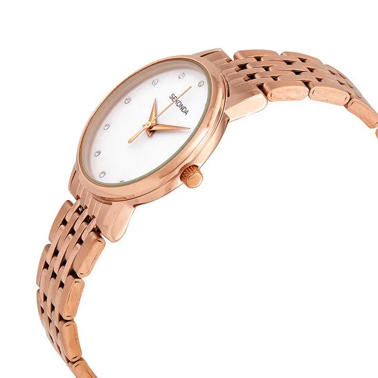 Watches JMS always Original Sekonda Quartz Crystal Pale Pink Dial Ladies Watch 243528 Watches JMS always Original Sekonda Quartz Crystal Pale Pink Dial Ladies Watch 243528