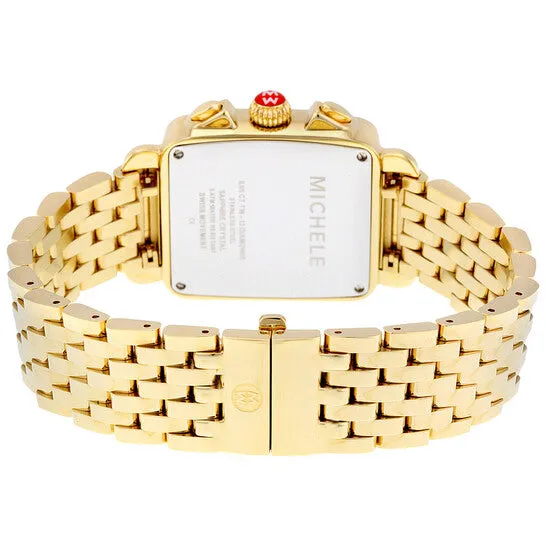 Watches Original Michele Deco Chronograph Blue Mother of Pearl Dial Goldplated Ladies Watch MWW06P000221 JMS always Watches Original Michele Deco Chronograph Blue Mother of Pearl Dial Goldplated Ladies Watch MWW06P000221 JMS always