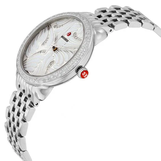 Watches Original Michele Serein Swan Diamond Dial Ladies Watch MWW21B000084 JMS always Watches Original Michele Serein Swan Diamond Dial Ladies Watch MWW21B000084 JMS always