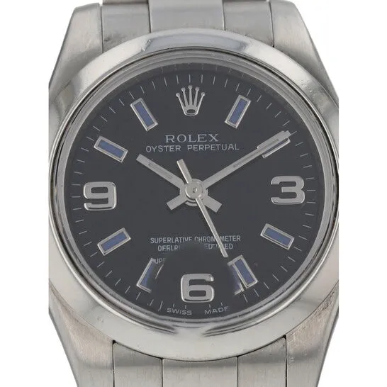Watches Original Preowned Rolex Oyster Perpetual Automatic Chronometer Black Dial Ladies Watch 176200 JMS always Watches Original Preowned Rolex Oyster Perpetual Automatic Chronometer Black Dial Ladies Watch 176200 JMS always