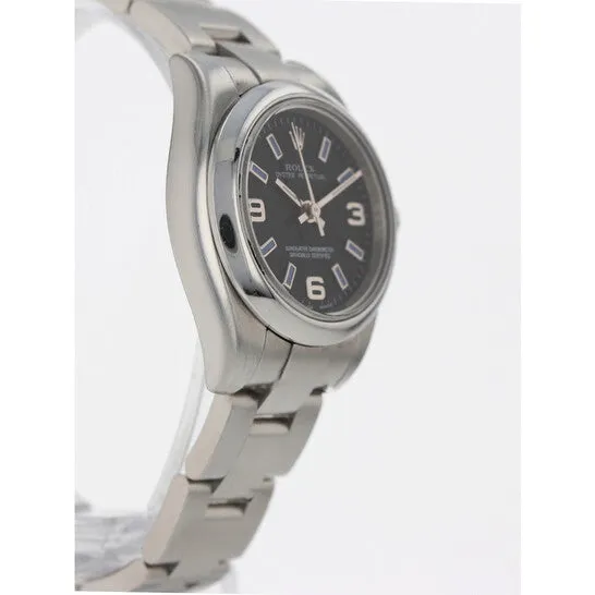 Watches Original Preowned Rolex Oyster Perpetual Automatic Chronometer Black Dial Ladies Watch 176200 JMS always Watches Original Preowned Rolex Oyster Perpetual Automatic Chronometer Black Dial Ladies Watch 176200 JMS always