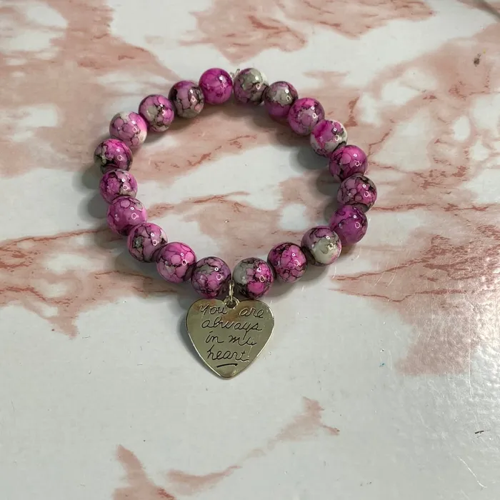 1190 Stretch Bracelet with Charm Skylar Sky Collection Bracelets