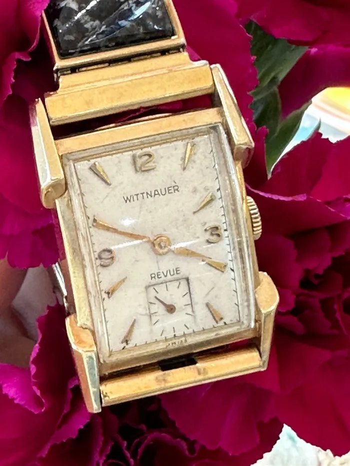 14 Karat Yellow Gold Gentlemans Wittnauer Watch 54301581 ONeills Estate Jewelry Watches