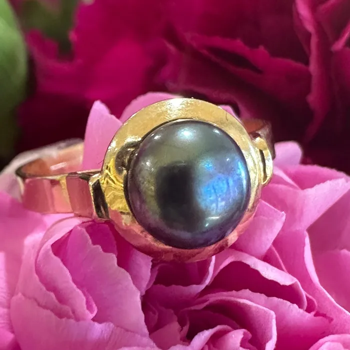 14 Karat Yellow Gold Pearl Ring 41000168 ONeills Estate Jewelry Rings