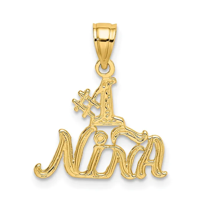 14K 1 NINA Charm TreasureFineJewelers Charm Necklaces