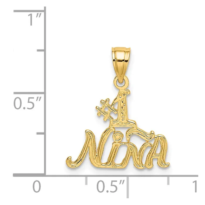 14K 1 NINA Charm TreasureFineJewelers Charm Necklaces