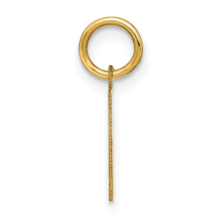 14k Yellow Gold Letter L Initial Pendant TreasureFineJewelers Necklaces