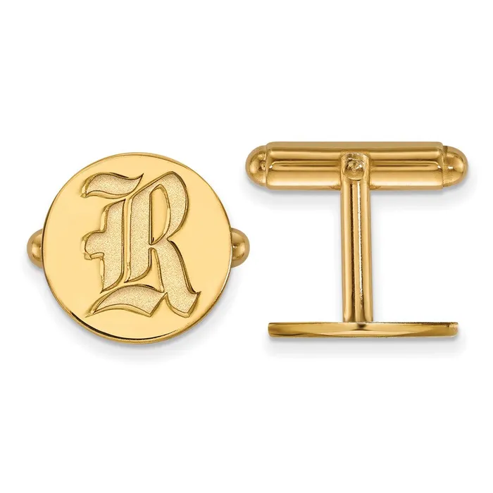 14K Yellow Gold Rice University Cuff Links TreasureFineJewelers PreStyled Sets