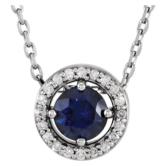 14K Yellow LabCreated Alexandrite 05 CTW Diamond 16 Necklace TreasureFineJewelers Necklaces 14K Yellow LabCreated Alexandrite 05 CTW Diamond 16 Necklace TreasureFineJewelers Necklaces