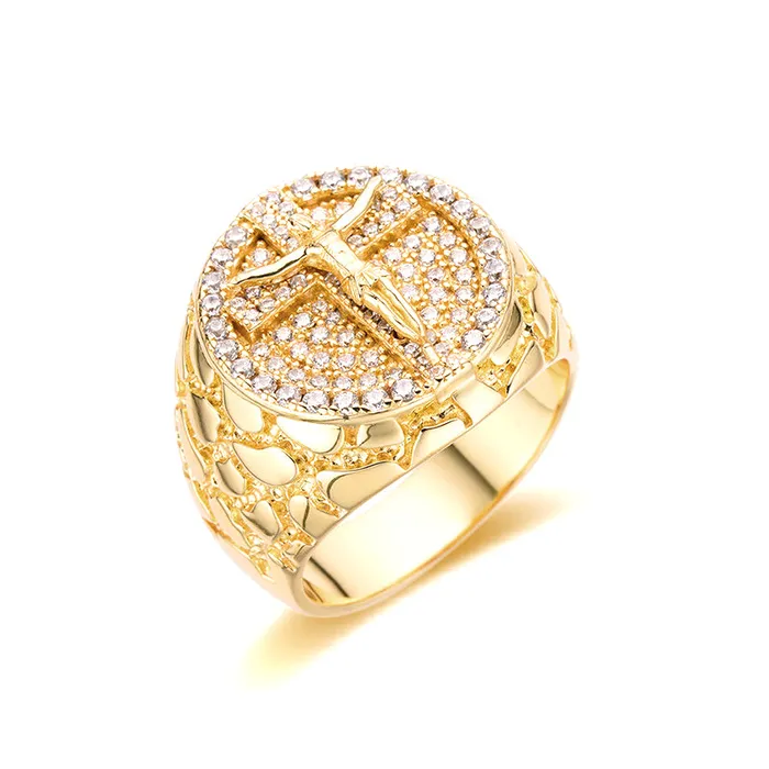 925 Silver Multi CZ Diamond San Judas Ring Trendolla Jewelry Rings