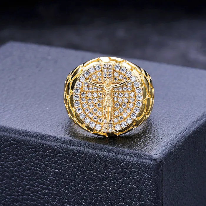 925 Silver Multi CZ Diamond San Judas Ring Trendolla Jewelry Rings