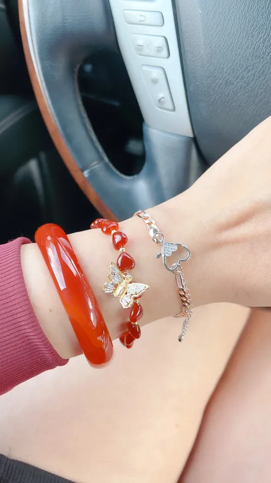 Dainty Tri Gold Lock Bracelet MP Jewelry Bracelets