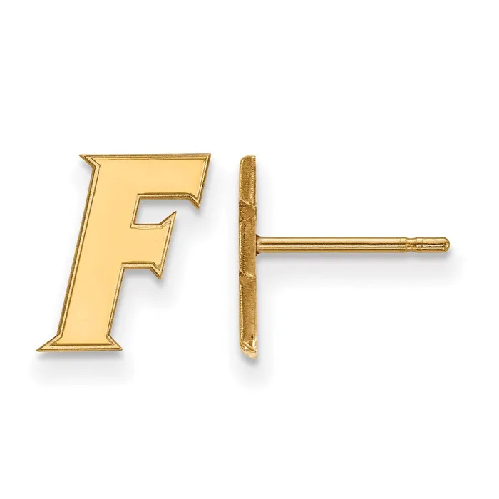 Earrings TreasureFineJewelers 14k Gold University of Florida Letter F Extra Small Post Earrings Earrings TreasureFineJewelers 14k Gold University of Florida Letter F Extra Small Post Earrings