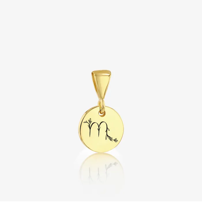 Ema Jewels Scorpio Zodiac Sign Pendant ONLY 14K 925 Gold Vermeil PreStyled Sets