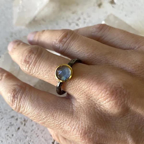 Labradorite Stacking Ring Robindira Unsworth Rings