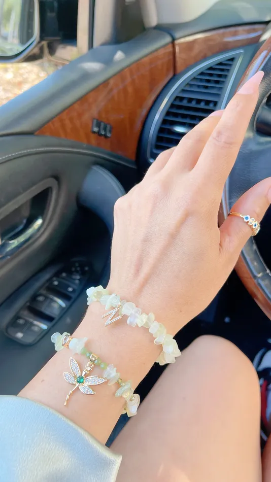 MP Jewelry Bracelets Initial Phrenite Bracelet