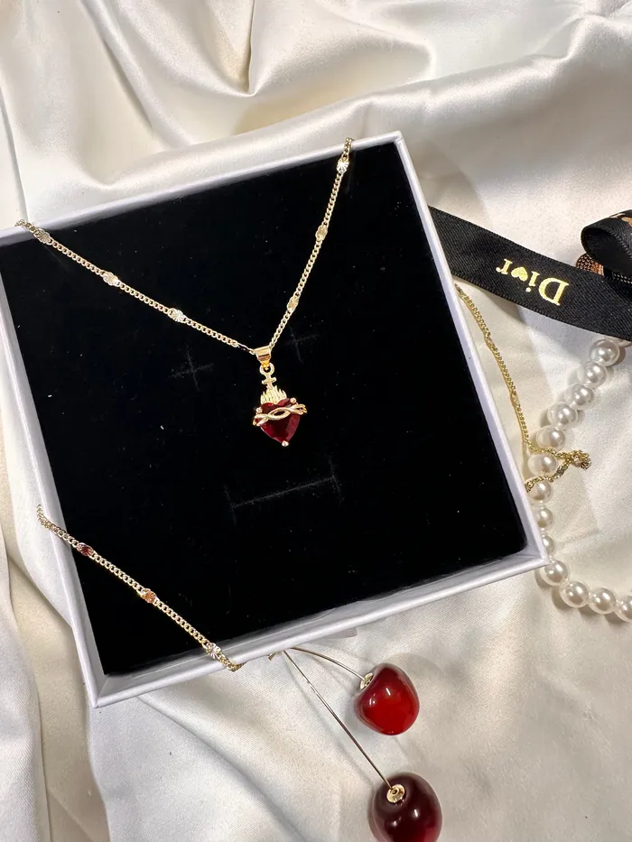 MP Jewelry Necklaces Satellite Heart Necklace