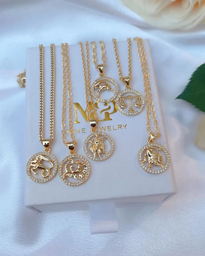 Morena and Proud Necklaces Diamond Zodiac Necklace