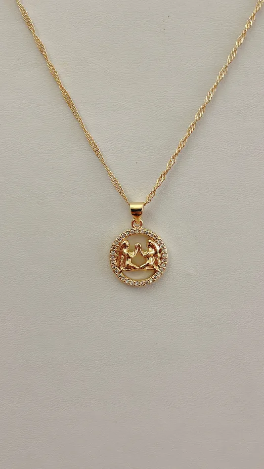 Morena and Proud Necklaces Diamond Zodiac Necklace
