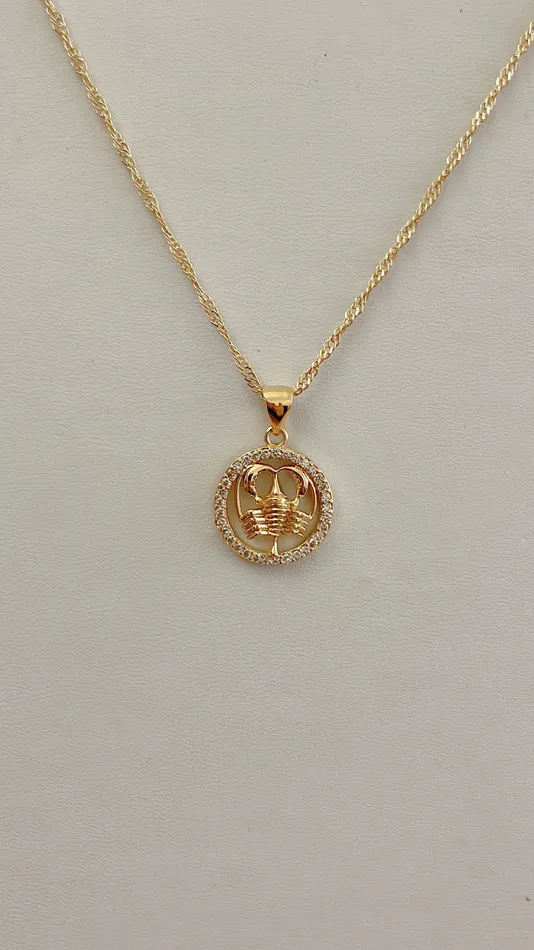 Morena and Proud Necklaces Diamond Zodiac Necklace