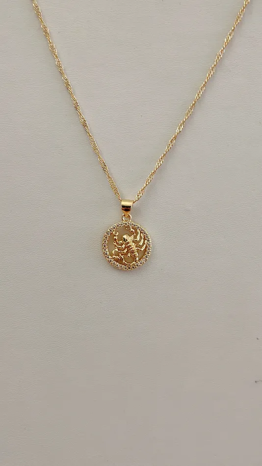Morena and Proud Necklaces Diamond Zodiac Necklace